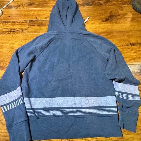 GAP Women's Hoodie - Essential Zip Up - True Indigo - Size M - Stripe - Picture 5 of 5